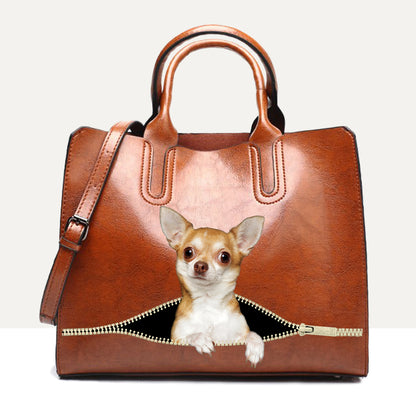 Ihr bester Begleiter – Chihuahua Luxus-Handtasche V2