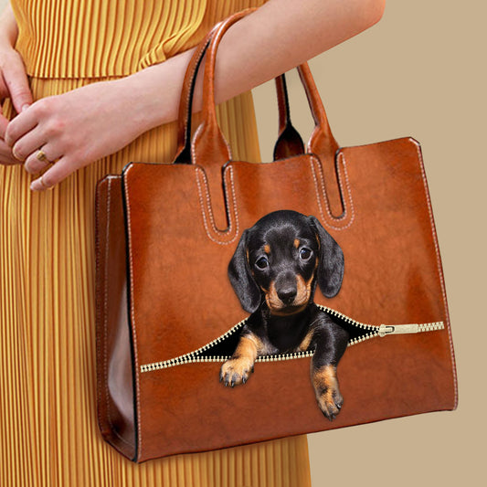 Your Best Companion - Dachshund Luxury Handbag V1
