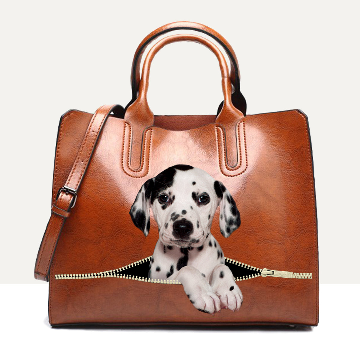 Your Best Companion - Dalmatian Luxury Handbag V1