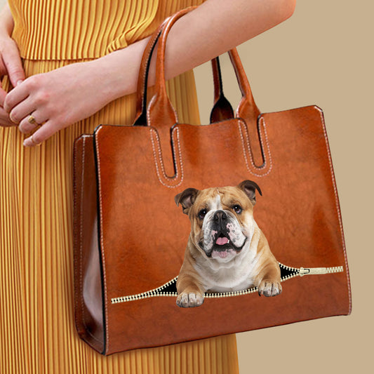 Ihr bester Begleiter – English Bulldog Luxury Handbag V2