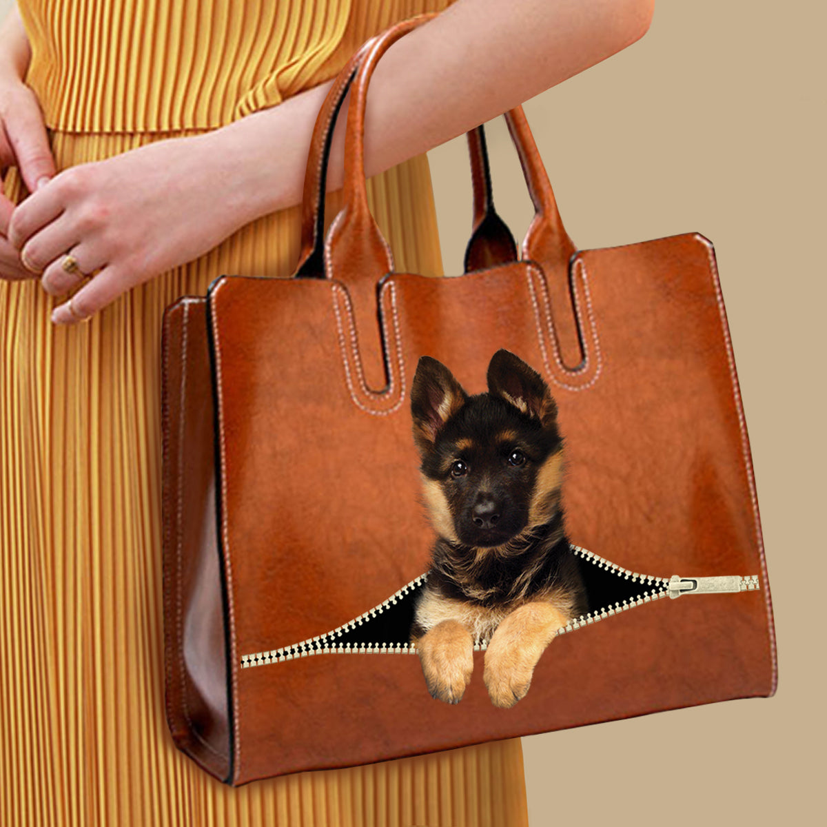 Your Best Companion - German Shepherd Luxury Handbag V1