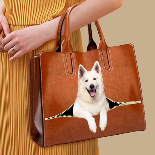 Ihr bester Begleiter – Luxus-Handtasche „Deutscher Schäferhund“ V2