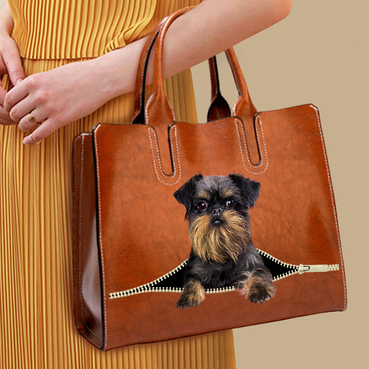 Your Best Companion - Griffon Bruxellois Luxury Handbag V2