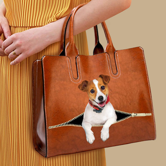 Ihr bester Begleiter – Jack Russell Terrier Luxus-Handtasche V1