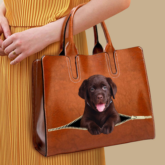 Ihr bester Begleiter – Labrador Luxus-Handtasche V1