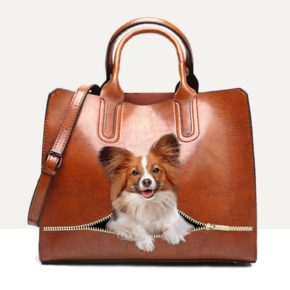 Your Best Companion - Papillon Luxury Handbag V1