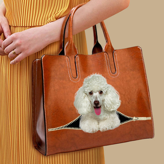 Ihr bester Begleiter – Poodle Luxury Handbag V1