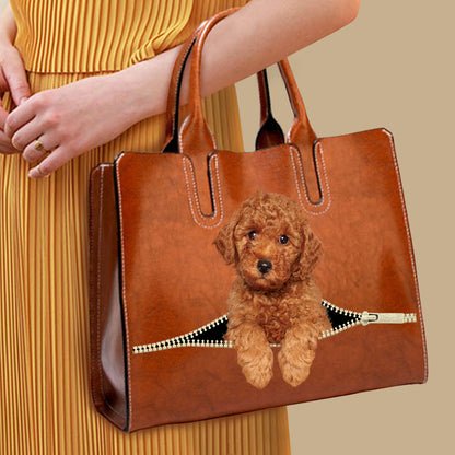 Ihr bester Begleiter – Poodle Luxury Handbag V2