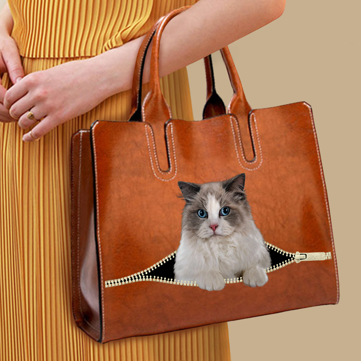 Your Best Companion - Ragdoll Cat Luxury Handbag V1