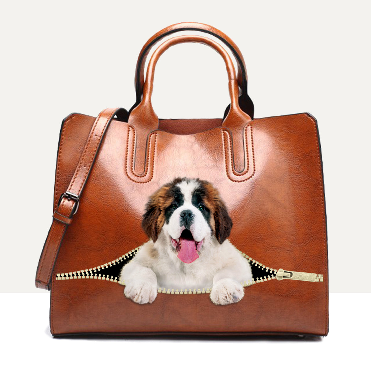 Your Best Companion - St Bernard Luxury Handbag V1