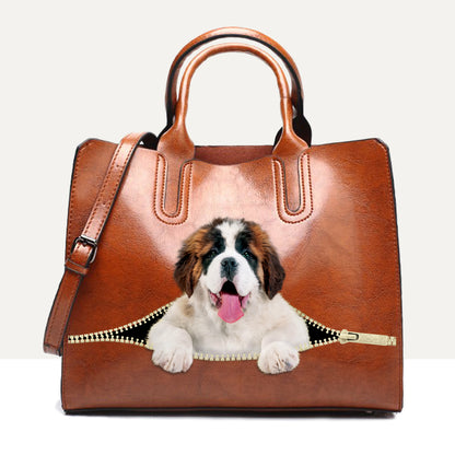 Your Best Companion - St Bernard Luxury Handbag V1