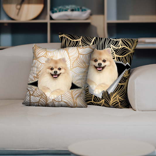 They Steal Your Couch - Pomeranian Pillow Cases V4 (Set of 2)