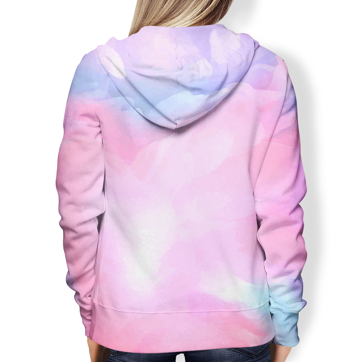 Schöne Blumen – personalisierter Kapuzenpullover mit dem Foto Ihres Haustiers V2