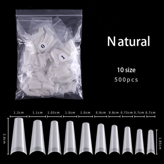 10 Size Nail Artificial 500 PCS Long Nail