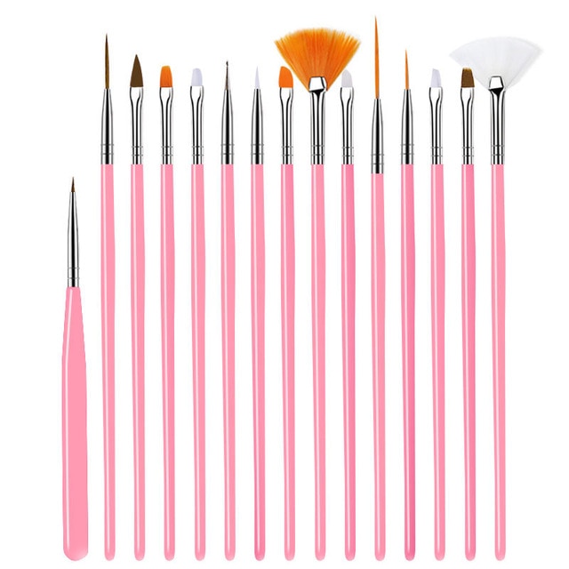 Nail Brush Set 15 PCS FM01