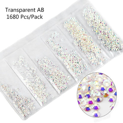 Multi-Size 3D Glitter Nail NB02