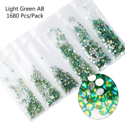 Multi-Size 3D Glitter Nail NB02