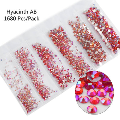 Multi-Size 3D Glitter Nail NB01