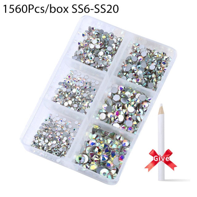 Strass Nail Art Multi-Taille NB01