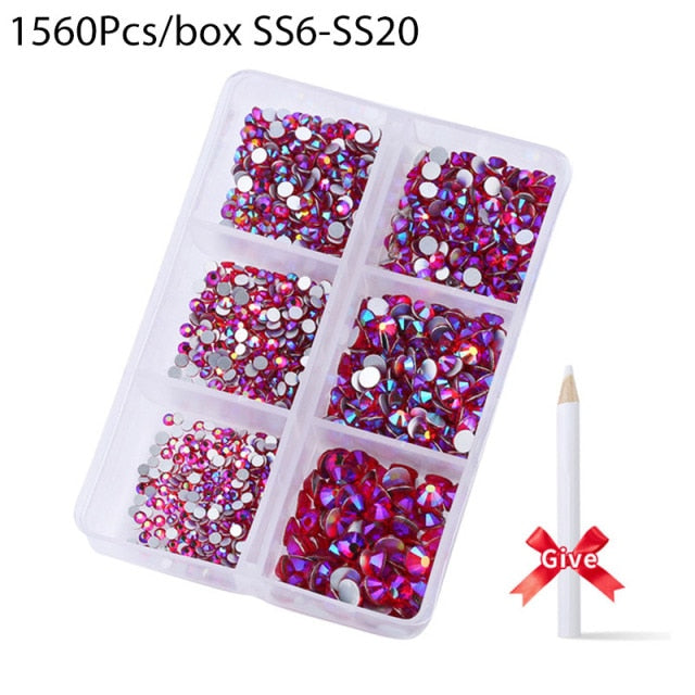 Strass Nail Art Multi-Taille NB01