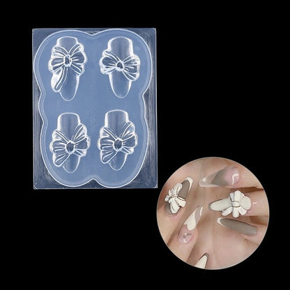 Moule à ongles de sculpture 3D pour Polygel NB01
