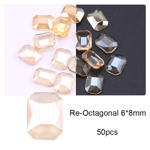 3D Glitter Nail 50-100 PCS 02