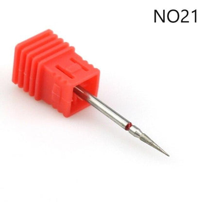 ER 29 Types Nail Drill Bit - Red