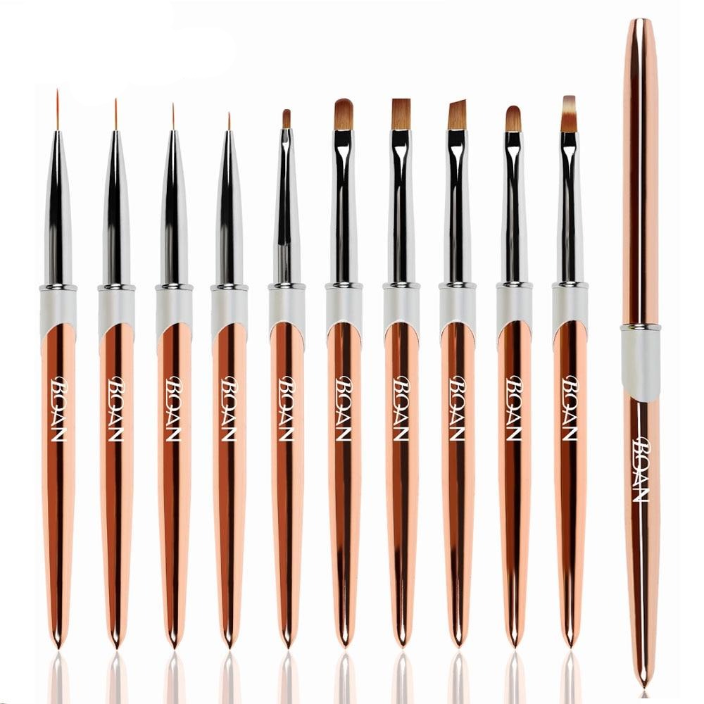 Rose Gold Nail Art Brush Many Type BQ02