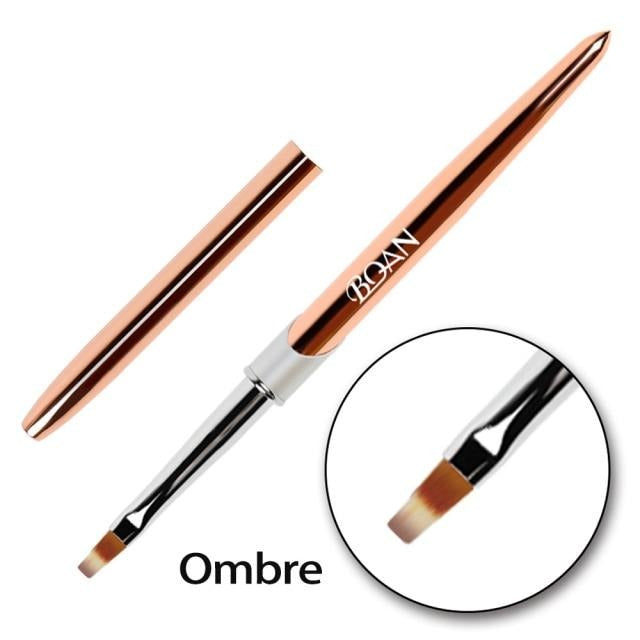 Rose Gold Nail Art Brush Many Type BQ02