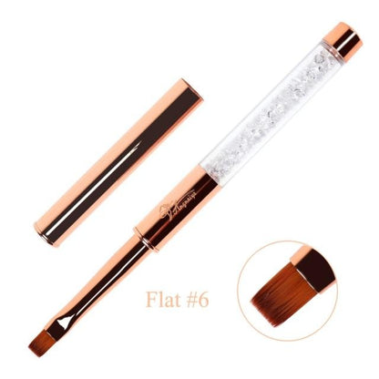 Rose Gold Nail Art Brush Many Type BQ02