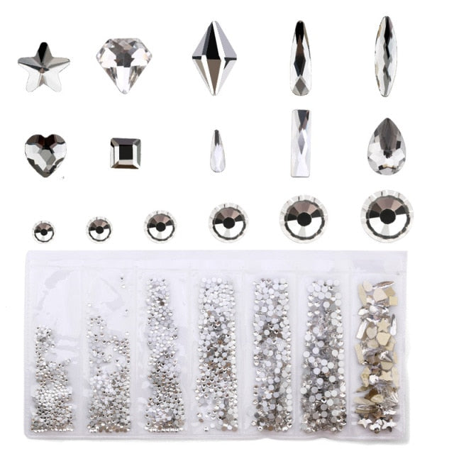 Flatback Rhinestone Nail Art NB08