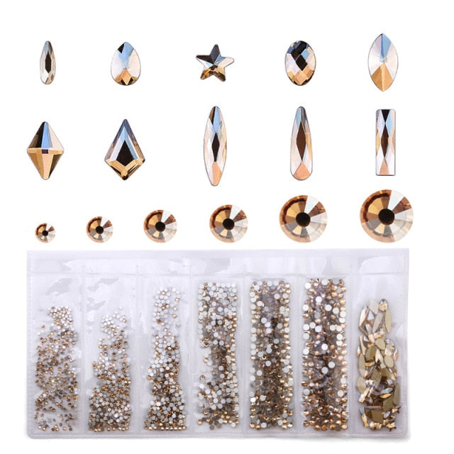 Flatback Rhinestone Nail Art NB08