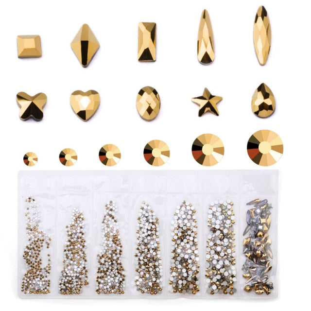 Flatback Rhinestone Nail Art NB08