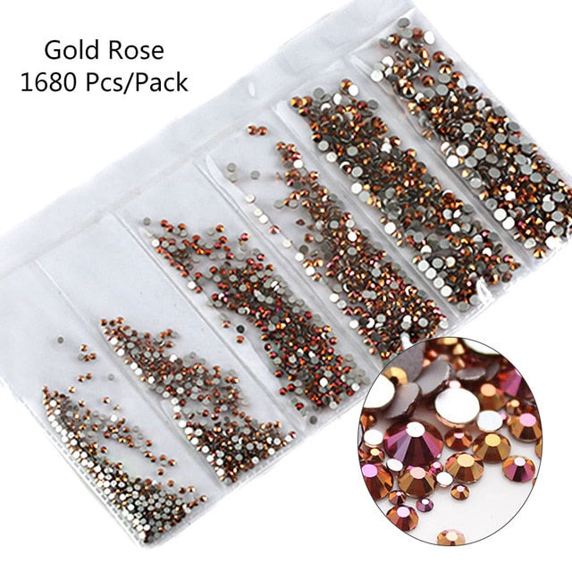 Flatback Rhinestone Nail Art NB09