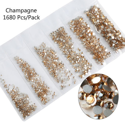 Flatback Rhinestone Nail Art NB08