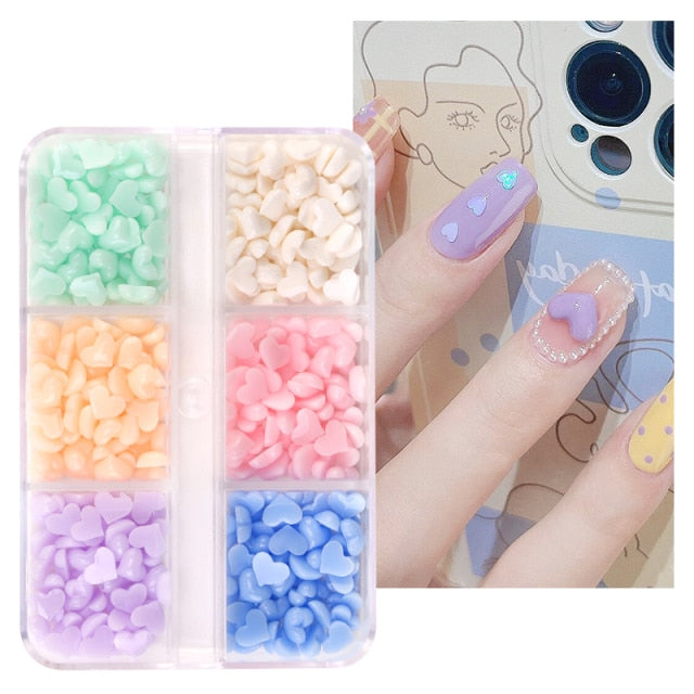 Coeur 3D Nail Art 50 PCS NB