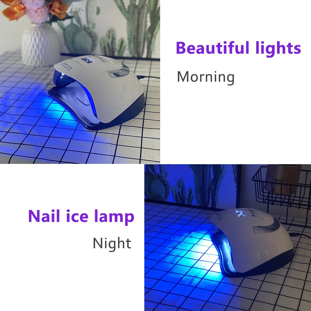 Lampe UV pour ongles avec capteur automatique à 4 minuteries JC