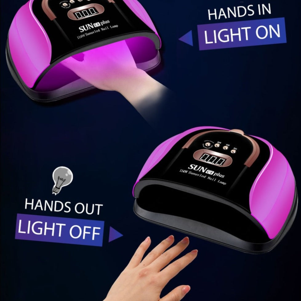 Lampe UV à ongles 57LED avec capteur intelligent JC