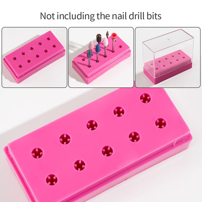 Nail Drill Bit Holder Box FL01