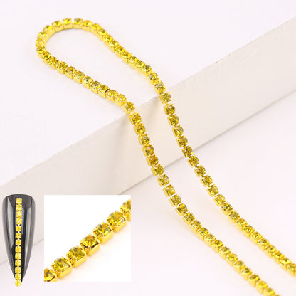 Fil Bijoux Nail Art Perles Et Strass 2mm ND01