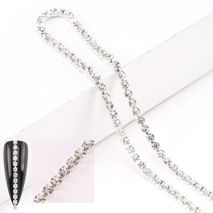 Fil Bijoux Nail Art Perles Et Strass 2mm ND02