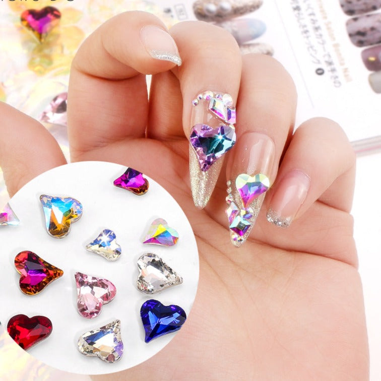 Série Nail Art Coeur 3D 50 PCS ND