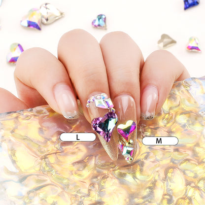 Série Nail Art Coeur 3D 50 PCS ND