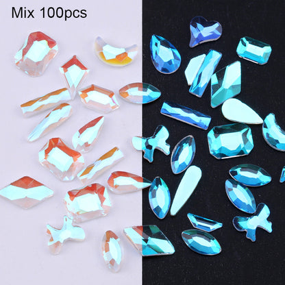 Mixed-Shape 3D Nail Art Serie 50–100 Stück ND