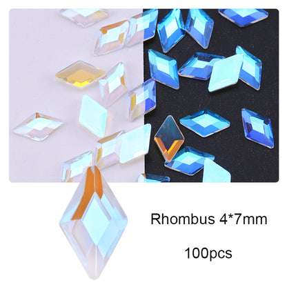 Rhombus 3D Nail Art Series 50-100 PCS ND