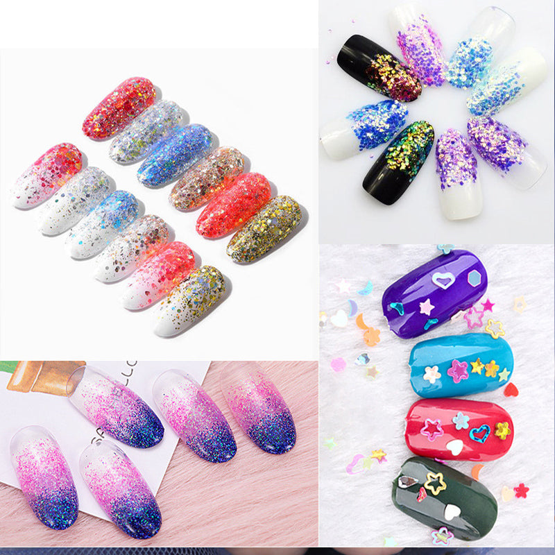 Manicure Set And Nail Lamp With 48 Colors Glass Bottle Nail Art LN 5