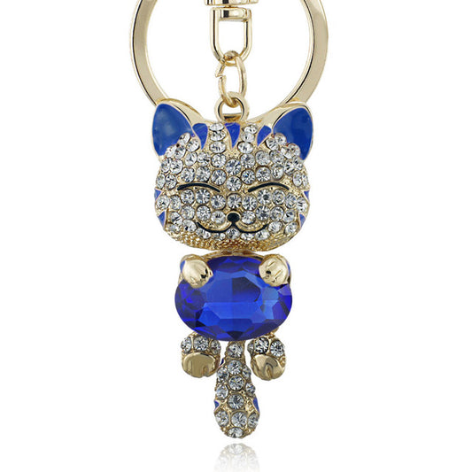 Lucky Smile Cat Keychain