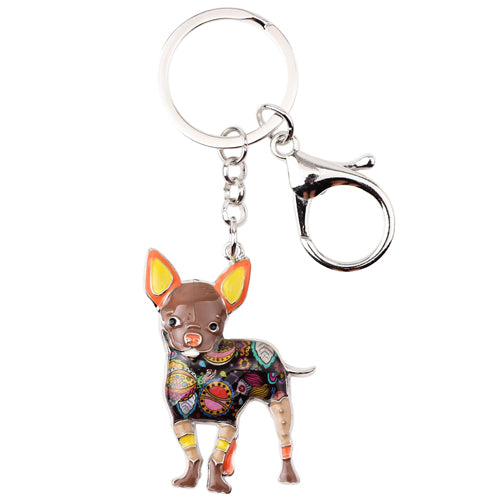 Cute Chihuahua Keychain