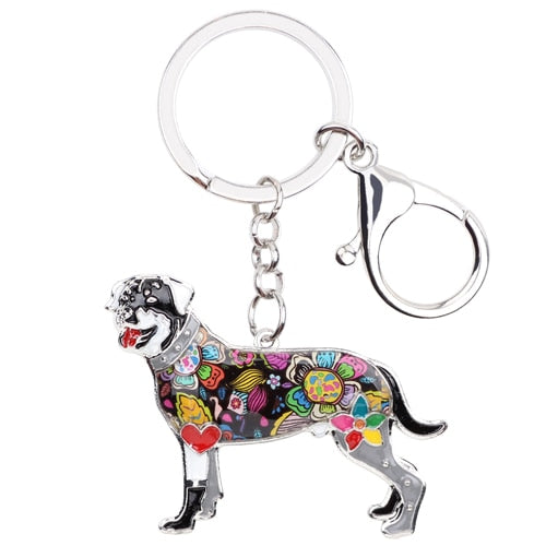 Rottweiler Key Chain Key