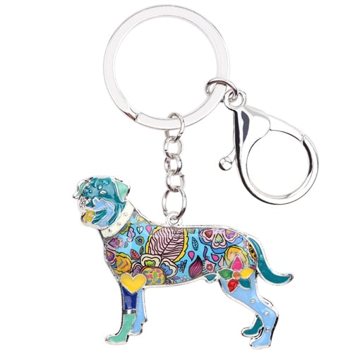 Rottweiler Key Chain Key